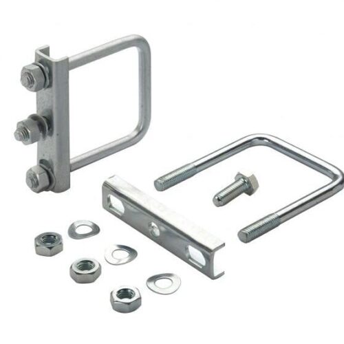 Winterhoff Klemmhalter mit Befestigung an 70 mm Vierkantrohr