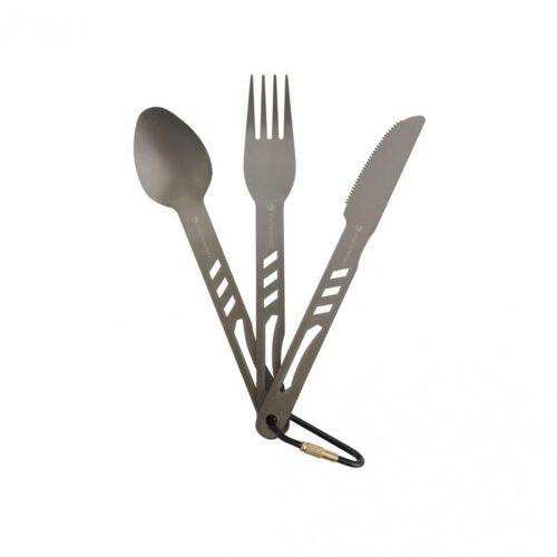 Ferrino Besteckset, Aluminium, 3-teilig