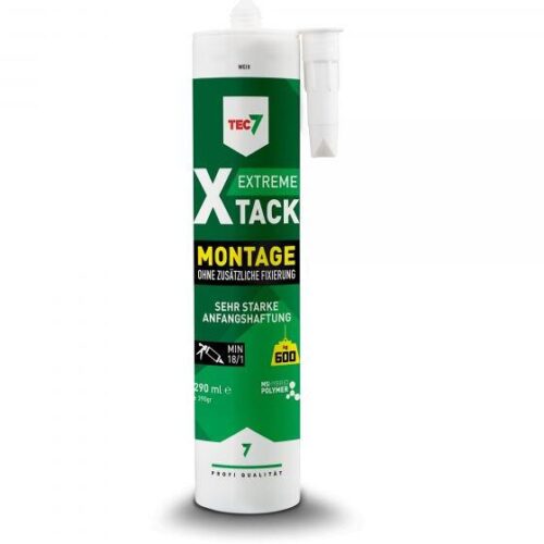 TEC7 X-Tack extreme Montagekleber, 290ml, weiß
