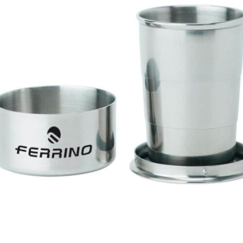Ferrino Faltbecher, Edelstahl, 100ml