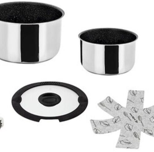 Brunner Academy Mini Kochset, Edelstahl, 7-teilig