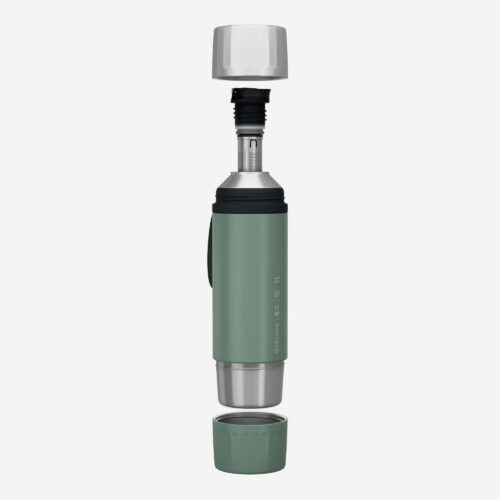 Isolierflasche Edelstahl mit Teefilter Wandern Camping - 900 1 l