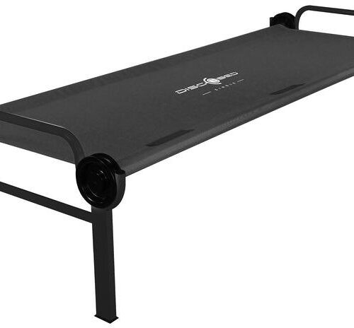 Disc-O-Bed Einzelbett, 208x82x50, schwarz