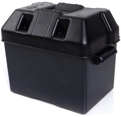 Carbest Robuster Batteriekasten, 19x27x20, schwarz