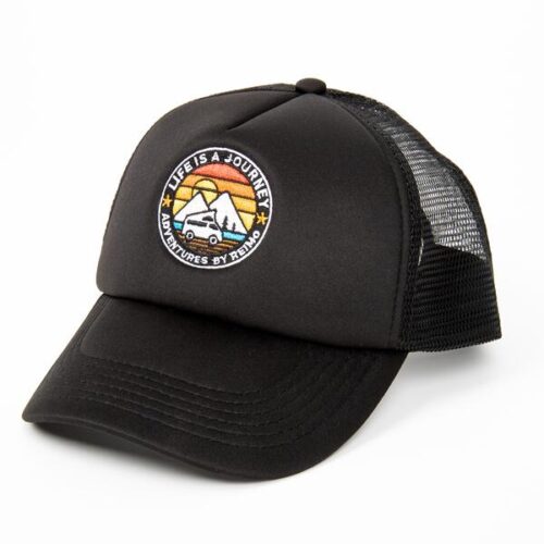 Life is a Journey Basecap, schwarz