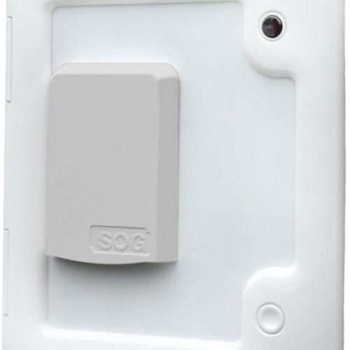 SOG TT WC-Entlüftung für Trockentrenntoilette, Türvariante, hellgrau