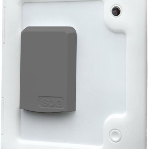 SOG TT WC-Entlüftung für Trockentrenntoilette, Türvariante, dunkelgrau