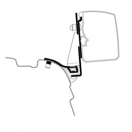 Thule 3200 Adapter für VW T5/6 Multirail, langer Radstand