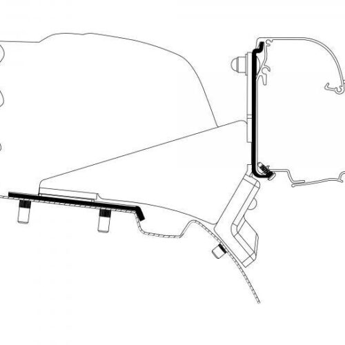 Thule 4200 Adapter für Mercedes Vito / V-Klasse mit SCA-Aufstelldach