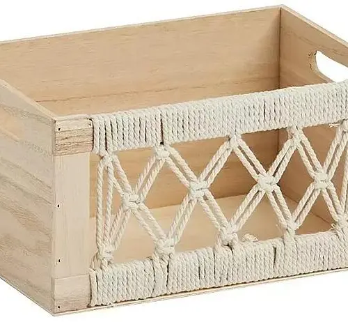 Zeller Aufbewahrungskiste Boho, 30x20x16cm