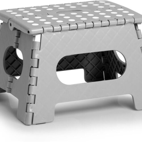 Zeller Klapphocker, 35x28x22cm, grau