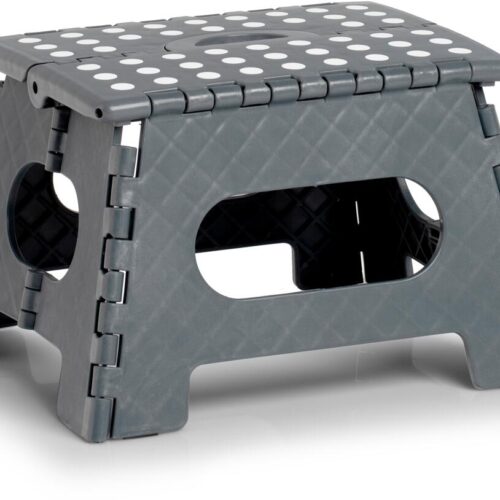 Zeller Klapphocker, 35x28x22cm, anthrazit