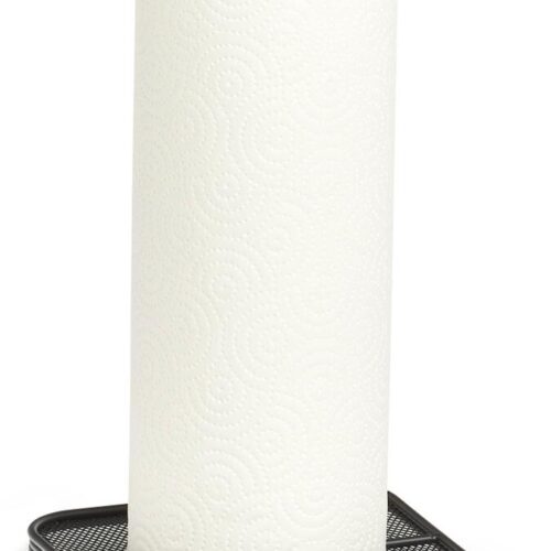 Zeller Küchenrollenhalter, Metall, schwarz