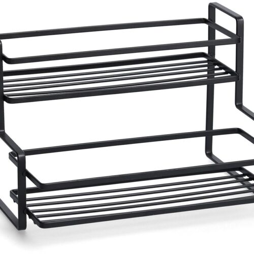 Zeller Gewürzregal, schwarz