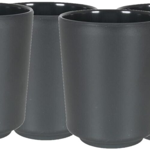 Bo-Camp Patom Becher, 4-teilig, anthrazit