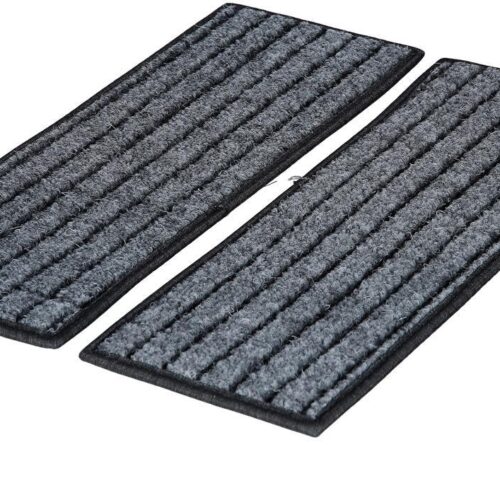 Carbest Teppich für Pössl Campster/Vanster, Mercedes Vito/V-Klasse, Fahrerhaus Einstieg, grau