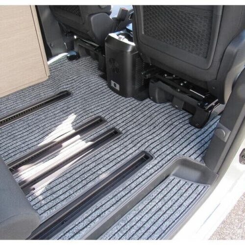 Carbest Teppich für Pössl Campstar, Mercedes Vito/V-Klasse, Wohnraum o. Schienen, grau