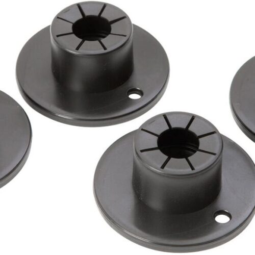 Bo-Camp Einsinkschutz, 4er-Pack, schwarz