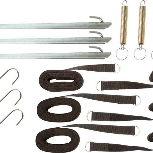 Bo-Camp Zurrausrüstung, 3 Stk. je 5m