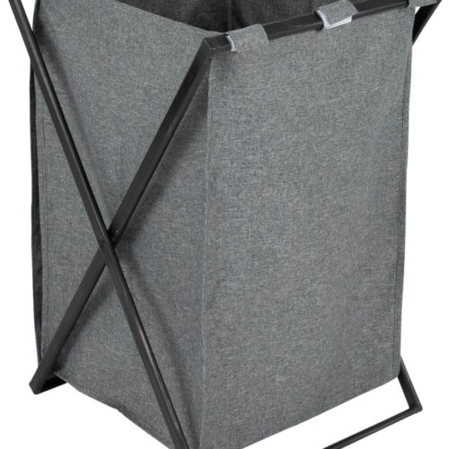 Bo-Camp Bleecker Wäschekorb, 37x36x57cm, grau