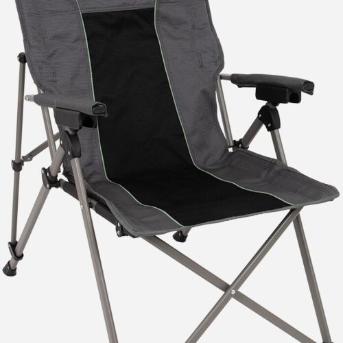 Luxus Klappstuhl mit verstellbarer Rückenlehne, Stahlrahmen, 600D-Polyester