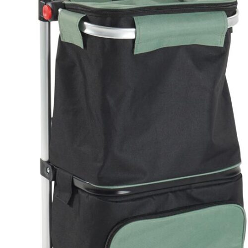 Wecamp Trolley Cool Shopper Einkaufstrolley, grau/grün