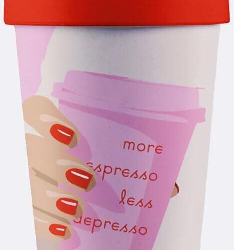 Bioloco Plant Deluxe Kaffeebecher, More Espresso, 350ml