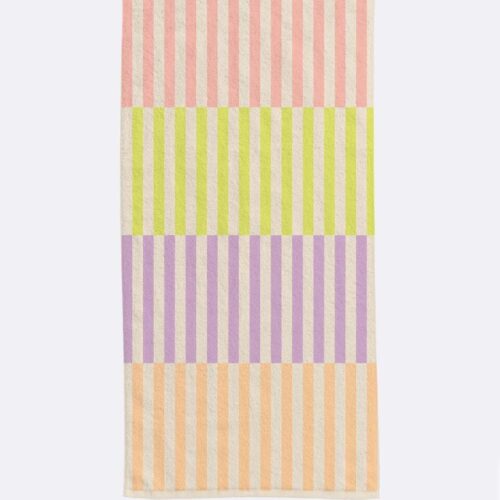 Bioloco Cotton Beach Reisehandtuch, 90x180cm, Beach Stripes