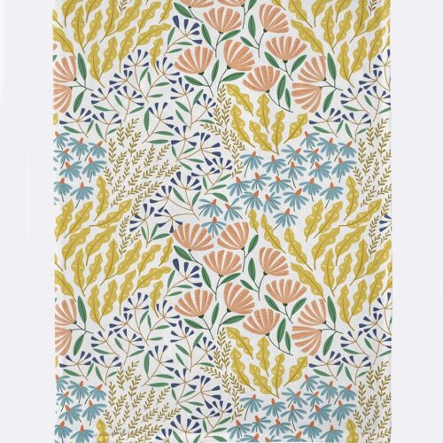 Chic.Mic Organic Küchen-Handtuch, 50x70cm, Flower Pattern
