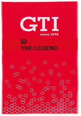 VW Collection VW GTI Strandtuch The Legend, rot