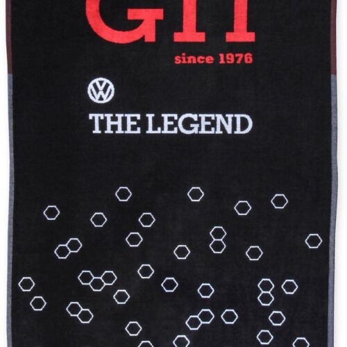 VW Collection VW GTI Strandtuch The Legend, schwarz