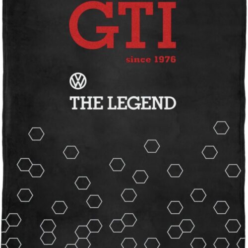 VW Collection VW GTI Fleecedecke, schwarz