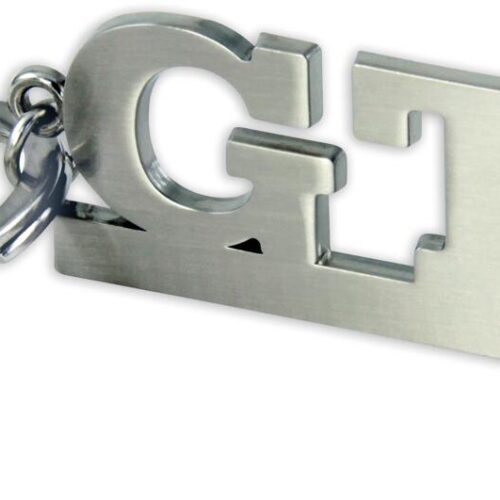 VW Collection VW GTI Schlüsselanhänger mit Charm, silber