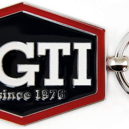 VW Collection VW GTI Schlüsselanhänger mit Flaschenöffner, Sechseck/schwarz