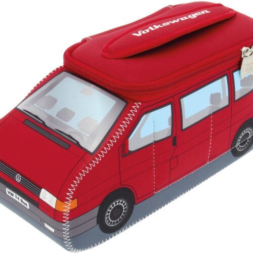 VW Collection T4 Bus 3D Universaltasche, Neopren, rot