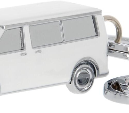VW Collection T5 Bus 3D Schlüsselanhänger, weiß