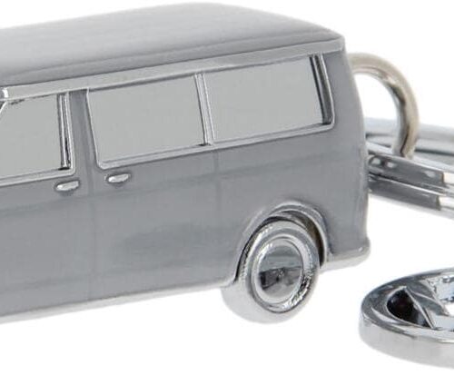 VW Collection T5 Bus 3D Schlüsselanhänger, grau