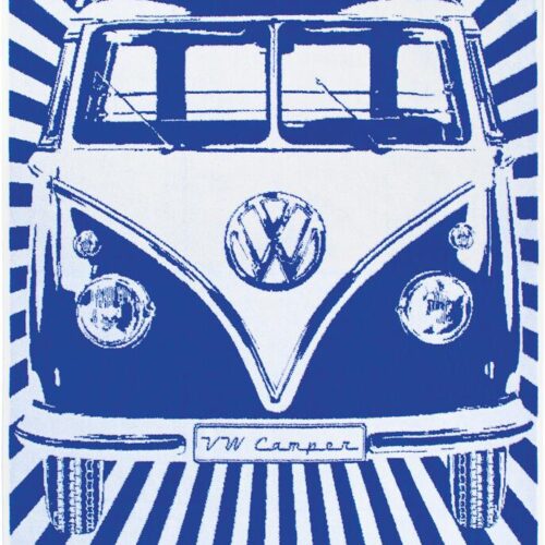 VW Collection VW T1 Strandtuch, blau