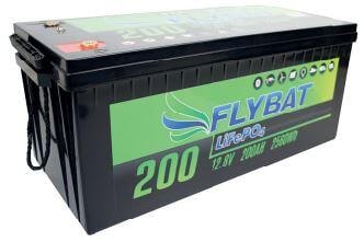 FLYBAT LiFePO4 12-200 Lithium Versorgungsbatterie, 200Ah