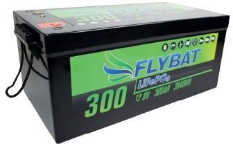 FLYBAT LIFEPO4-12-300 Lithium Versorgungsbatterie, 300 Ah