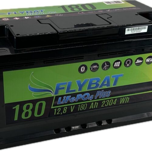 FLYBAT LIFEPO4-12-180 Lithium Versorgungsbatterie, 180Ah
