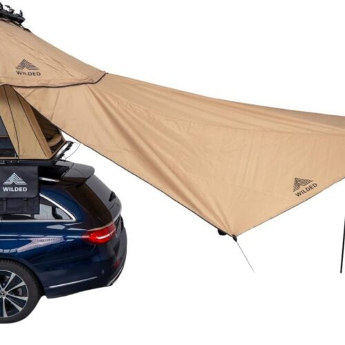 WILDED Sonnensegel für LEAF Dachzelt, 250x220cm, khaki