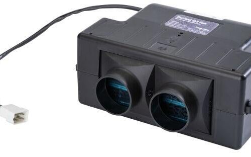 Timberline OZ Booster Konvektor mit Gebläse, schwarz