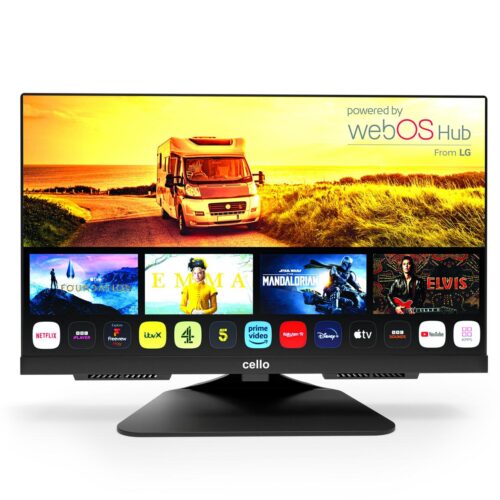 Cello 19″ Smart WebOS Camping LED TV Triple Tuner mit Pitch Perfect Sound