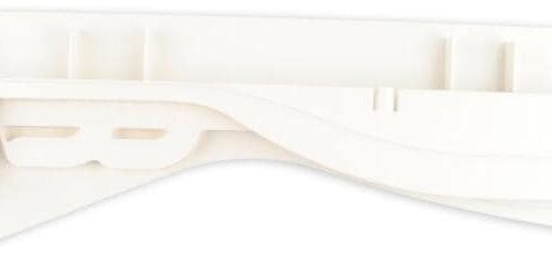 Blende Bügelantrieb komplett mit Anbauteilen - Dometic Seitz Ersatzteil Nr. BG 1518 Lichtgrau - für Midi-Heki / Style