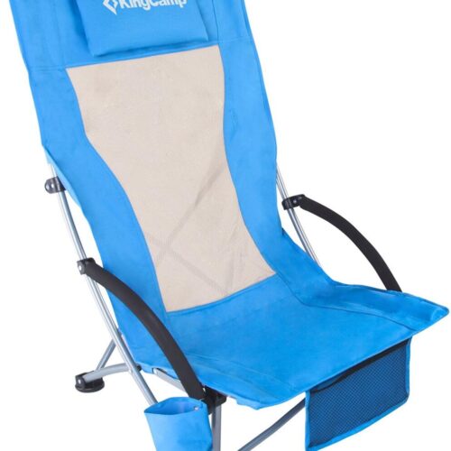 KingCamp Hochlehner-Strandstuhl, blau