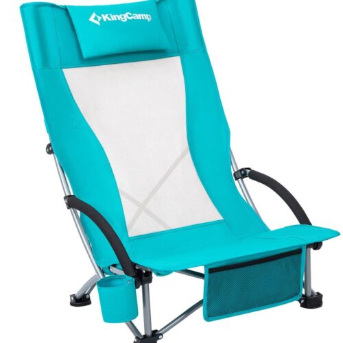 KingCamp Hochlehner-Strandstuhl, türkis