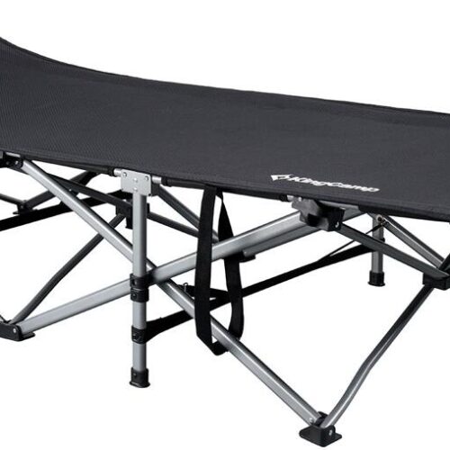 KingCamp Feldbett XL, 208x75cm, silber/grau