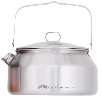 GSI Outdoors Glacier Teekessel, Edelstahl, 1L