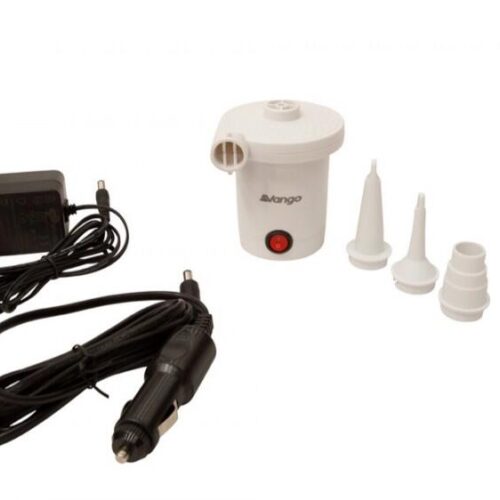 Vango Mistral AC/DC Luftpumpe mit UK/EU-Stecker, weiß